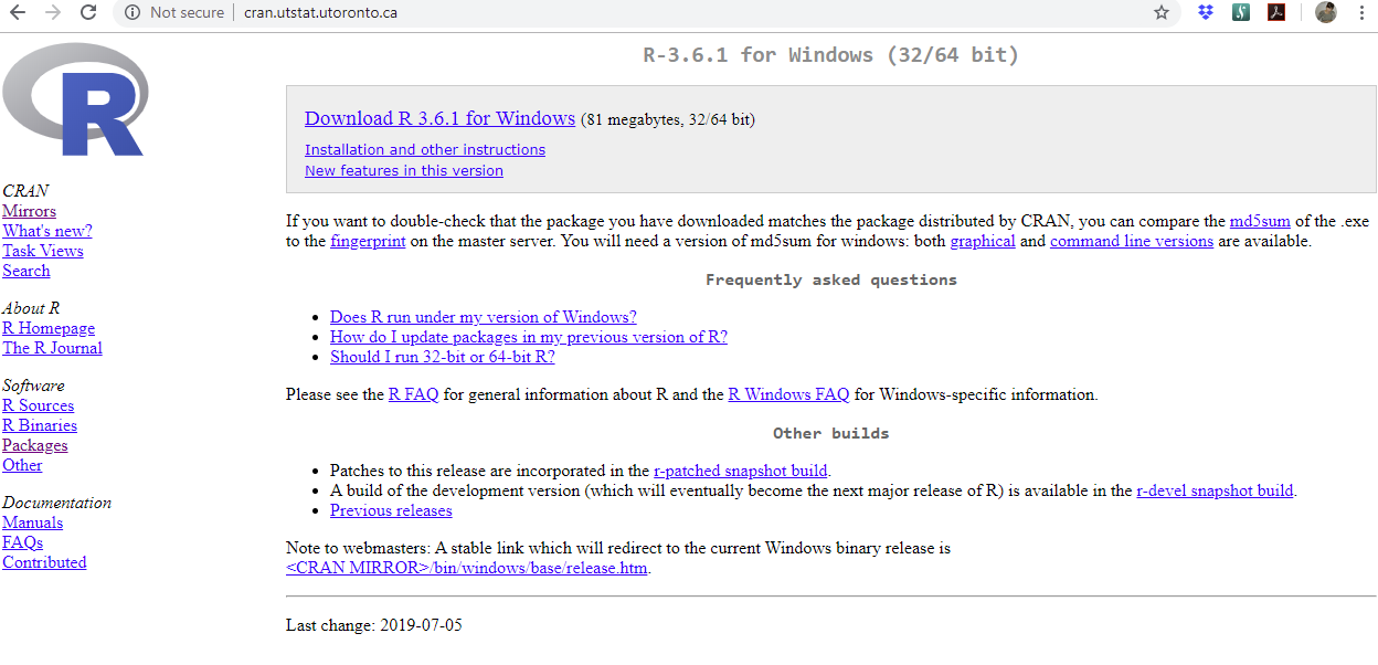 Installation pour systèmes MS-Windows.